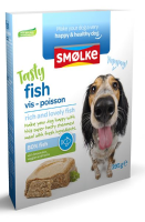 Smølke Tasty Fish Vers Gestoomde Vis Nat Hondenvoer 10 X 395 G