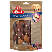 8in1 Triple Flavour Skewers Hondensnacks 6 Verpakkingen