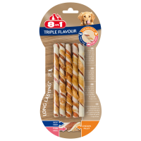 8in1 Triple Flavour Sticks Hondensnacks 6 Verpakkingen