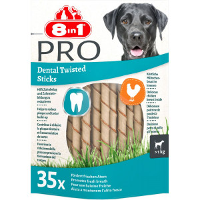 8in1 Pro Dental Twisted Sticks Hondensnacks 1 Verpakking