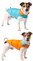 Adori Hondenjas Omkeerbaar Blauw&oranje   Hondenkleding   45 Cm