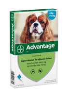 Advantage Nr. 100 Vlooienmiddel (4 Tot 10kg) Hond 5 Verpakkingen