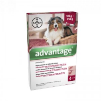 Advantage Nr. 250 Vlooienmiddel (10 Tot 25kg) Hond 5 Verpakkingen