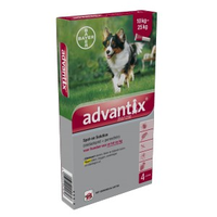 Advantix 400/2000 Voor Honden Van 25 Tot 40 Kg 6 Pipetten