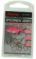 Albatros Haak Specimen Brasem 270h 10 Stuks   Enkele Haak   12 Witvis