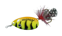 Albatros Spinner Teaser 4   Spinners   Geel&zwart&rood Roofvis