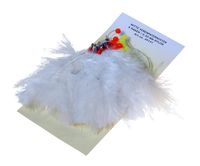 Albatros Verenpaternoster 4 Haaks   Onderlijnen   115 Cm Wit Per Stuk Zeevis 1/0