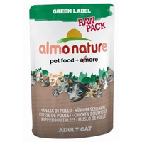 Almo Nature Green Label Raw Pack Kippenbout Voor De Kat