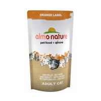 Almo Nature Orange Label Met Kip 750 Gram Kattenbrokjes Par 5 Portions