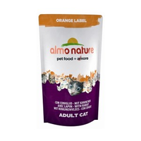 Almo Nature Orange Label Met Konijn 750 Gram Kattenbrokjes Par 5 Portions