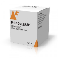 Monoclean Oorreiniger Voor Hond En Kat   20 X 5ml 2 X (20 X 5 Ml)