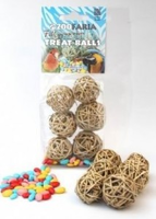 Back Zoo Nature Fill Your Own Treat Balls   Vogelspeelgoed   Ca. 4 Cm 6 Stuks
