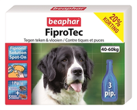 Beaphar Fiprotec Hond Tegen Teken #95;_40 60 Kg 3 Pip