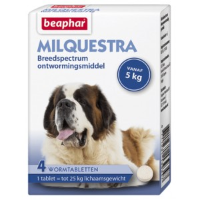 Beaphar Milquestra Ontwormingsmiddel Hond (5 75 Kg) 12 Tabletten