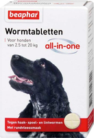 Beaphar Wormmiddel All In One (2,5   20 Kg) Hond 2 Tabletten