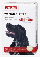 Beaphar Wormmiddel All In One (2,5   40 Kg) Hond 12 Tabletten