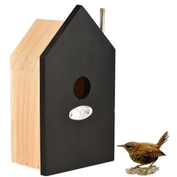 Best For Birds Nestkast Huis Winterkoning Hout / Zwart #95;_13x9,5x22 Cm