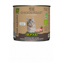 Bf Petfood Biofood Organic Kip Bio Menu Struvite Control Natvoer Kat (blik 200 Gram) 24 X 200 G
