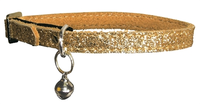 Bobby Halsband Voor Kat Glitter Goud 30x1 Cm