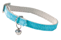 Bobby Halsband Voor Kat Glitter Licht Blauw 30x1 Cm