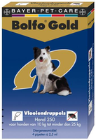 Bolfo Gold 250 Hond Vlooiendruppels 3 X 4 Pipetten