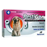 Pestigon Spot On Voor Honden Van 20 Tot 40 Kg Op Is Op 2 X 4 Pipetten