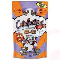 Catisfactions Mix Kip En Eend Kattensnoep 6 X 60 Gr
