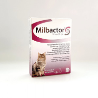Milbactor Ontwormingsmiddel Kat 2+ Kg 8 Tabletten