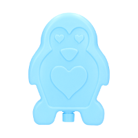 Coolpets Ice Penguin   Koelschijf   Kooi Accessoire   21x12x4 Cm Lichtblauw