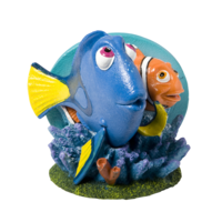 Disney Decor Nemo Dory En Marlin   Aquarium   Ornament   10x9x11 Cm Multi Color