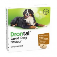 Drontal Large Dog / Xl 525/504/175 Mg Ontwormingsmiddel 2 Tabletten