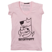 Dutchypuppy Damest Shirt 'father & Son'   Hondenkleding   Roze Large
