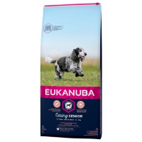 Eukanuba Caring Senior Medium Breed Kip Hondenvoer 2 X 15 Kg