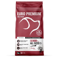 Euro Premium Senior 8+ Chicken & Rice Hondenvoer 2 X 12 Kg