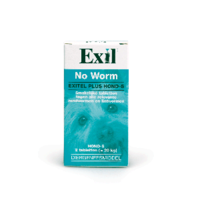 No Worm Exitel Plus Xl Voor Honden Vanaf 17,5 Kg 8 Tabletten