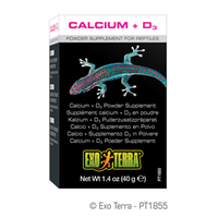 Exo Terra Calcium Vitamin D3 Poeder 40 Gram