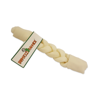 Farm Food Rawhide Dental Braided Stick M   Per 5