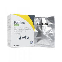 Feliflea 40 Mg Spot On Oplossing Voor Hond, Kat En Konijn (tot 4kg) 2 X 4 Pipetten