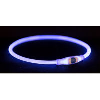 Flash Lichthalsband 65 Cm Blauw Voor De Hond 2 Stuks