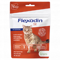 Flexadin Cat Joint Support (60 Kauwbrokjes) 2 X 60 Tabletten