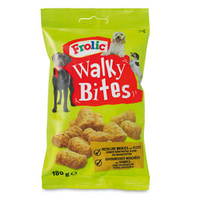 Frolic Walky Bites   Hondensnacks   180 G
