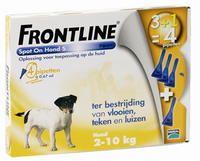 Frontline Spot On Hond S / 2   10 Kg 6 Pipetten