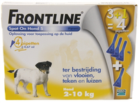 Frontline Spot On Hond S / 2   10 Kg 2 X 6 Pipetten