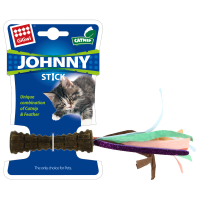 Gigwi Johnny Stick Met Veren   Kattenspeelgoed   30x105x175 Mm