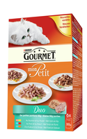 Gourmet Mon Petit Vis & Vlees (6x50g) Kattenvoer 4 X (6 X 50 G)