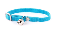 Halsband Voor Kat Elastisch Nylon Turquoise 30x1 Cm