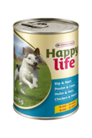 Happy Life Blik Hondenvoer 415 G   Hondenvoer
