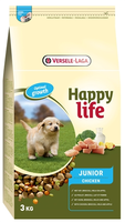 Happy Life Junior Kip   Hondenvoer   3 Kg