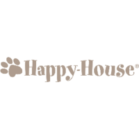 Happy House Mand Rond Wildlife Zwart&wit   Hondenmand   Small