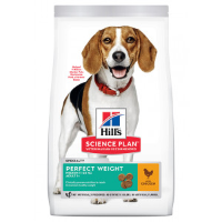 Hill's Adult Perfect Weight Medium Met Kip Hondenvoer 12 Kg